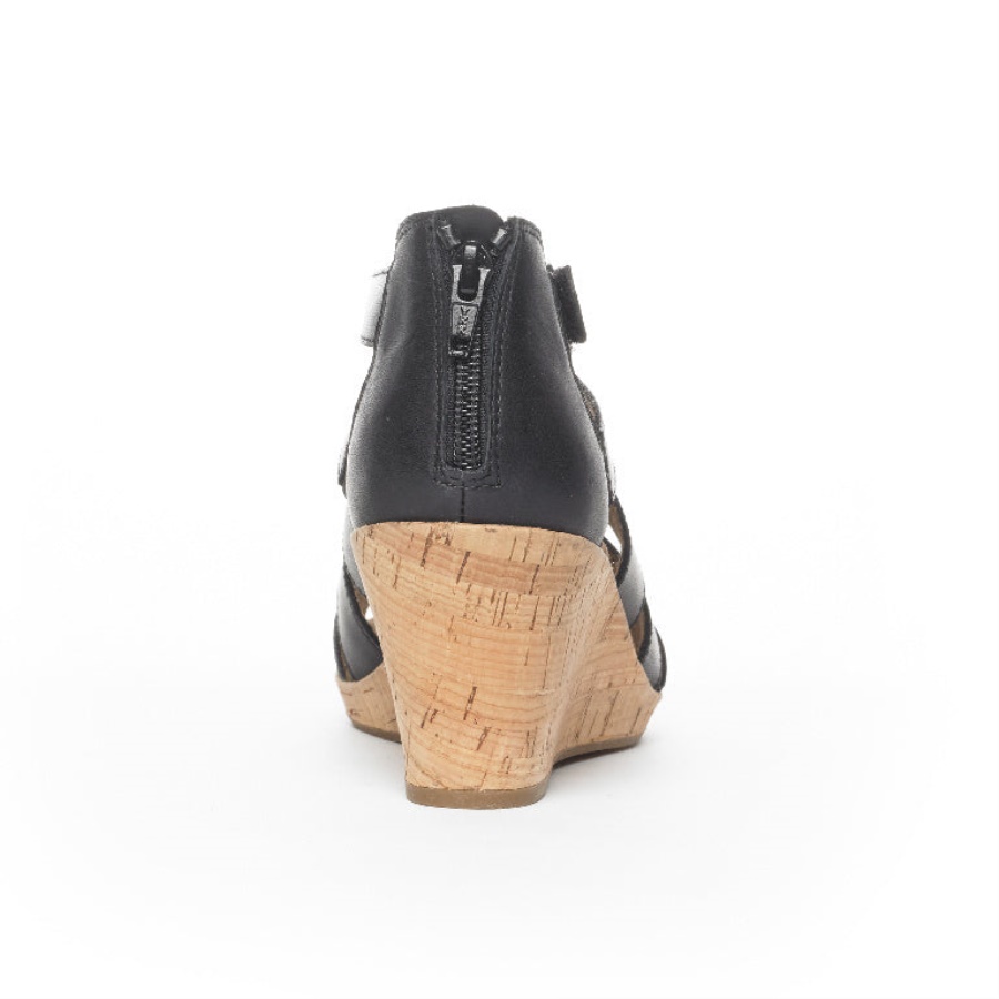 Sandália Gladiador Rockport Briah Couro Preto