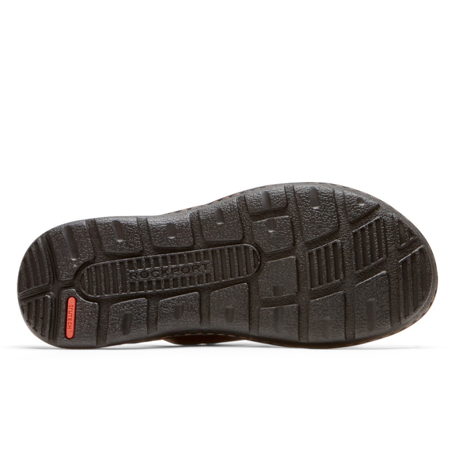 Rockport Darwyn Slide Sandália Treinador Marrom