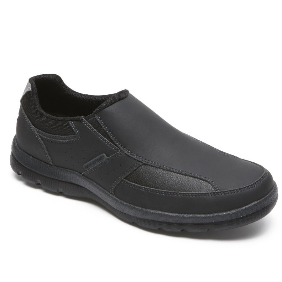 Rockport Pegue Seus Tênis Slip-on Black