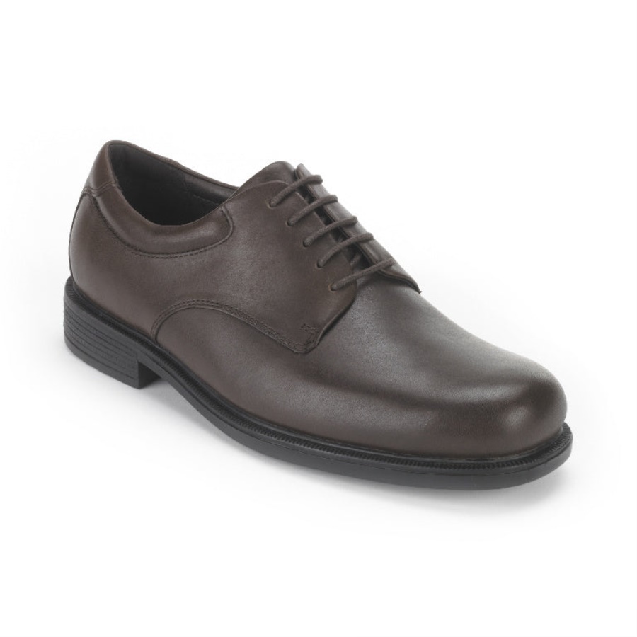 Chocolate Rockport Margin Oxford