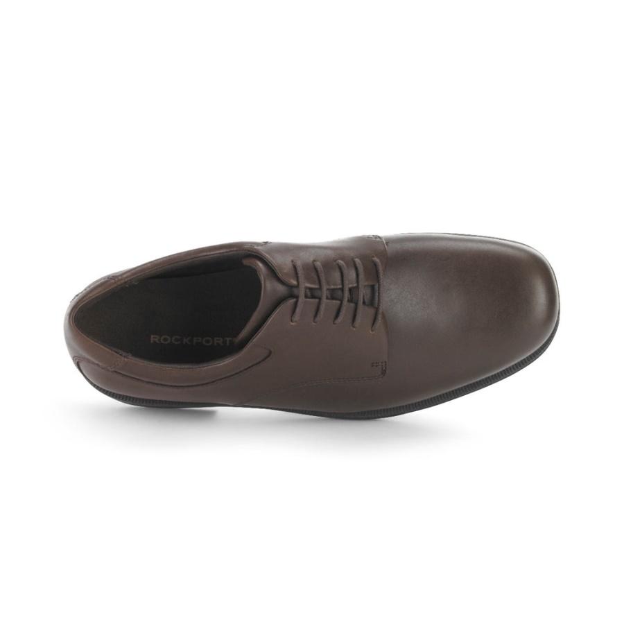 Chocolate Rockport Margin Oxford