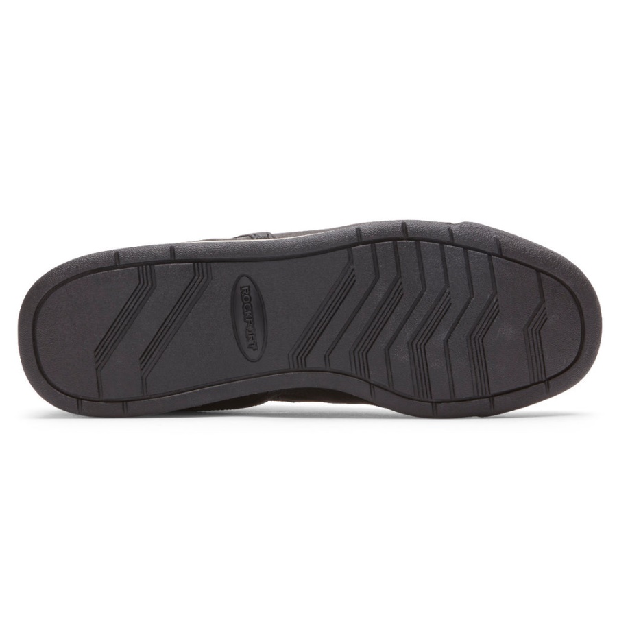 Sapato De Edição Limitada Prowalker Rockport Masculino 7100 Couro Preto