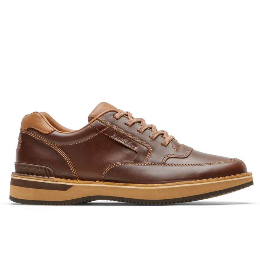 Rockport Masculino 9000 Prowalker Edição Limitada Couro Marrom