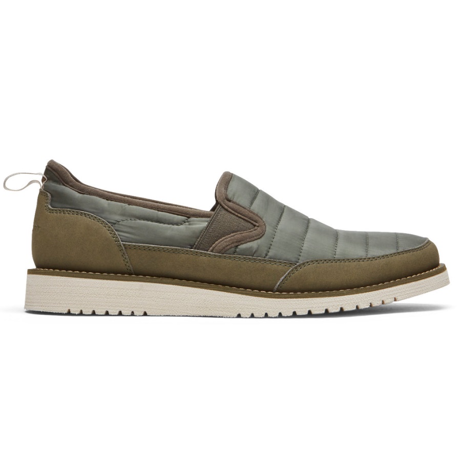 Axelrod Masculino Axelrod Acolchoado Verde-oliva Rockport