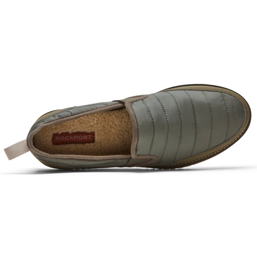 Axelrod Masculino Axelrod Acolchoado Verde-oliva Rockport