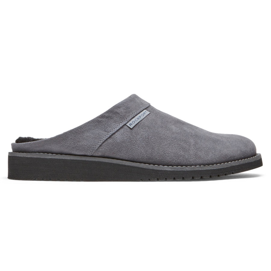 Slide Axelrod Masculino Rockport Cinza