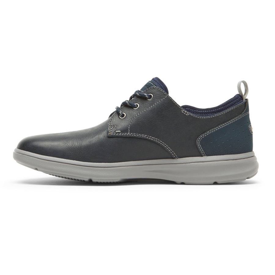 Vestido Masculino Rockport Beckwith Simples Oxford New Dress Blues Lea Sde