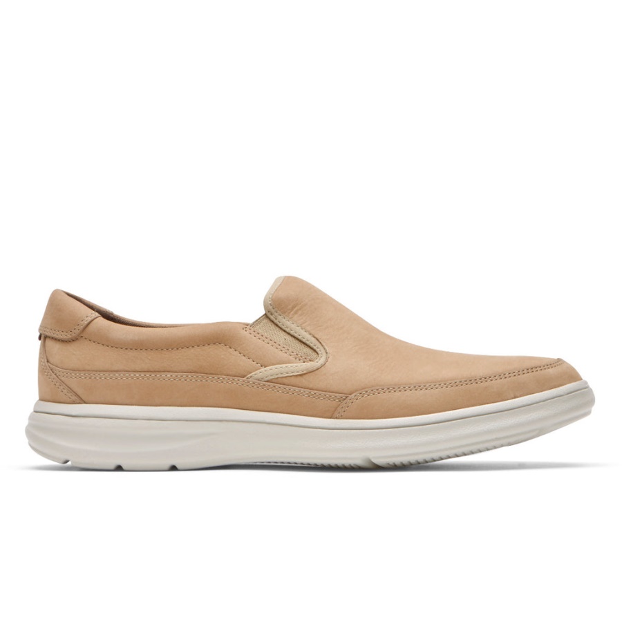 Rockport Masculino Beckwith Slip-on Cornstalk Nubuck