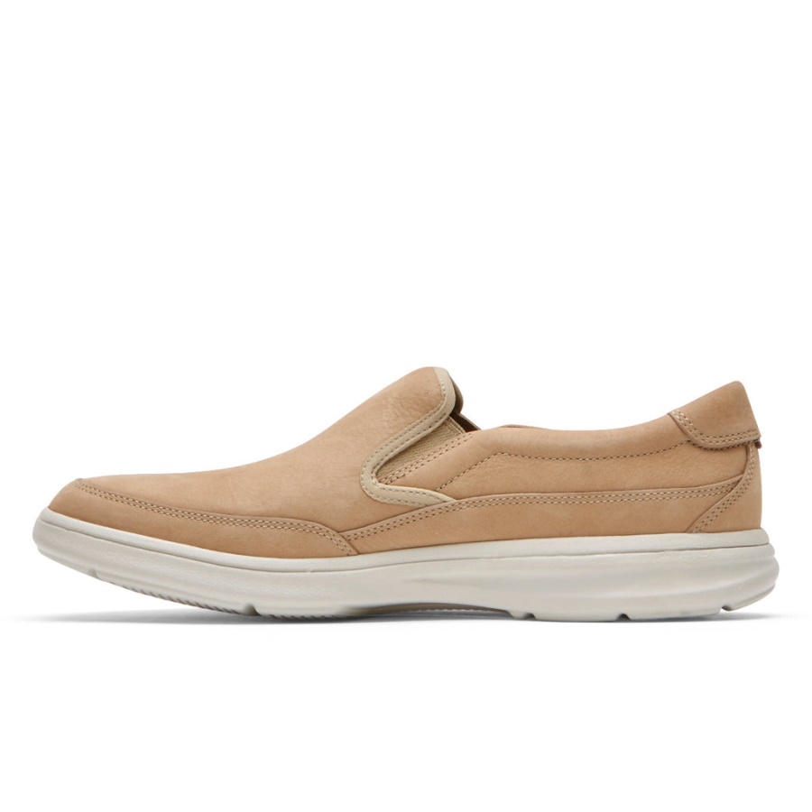 Rockport Masculino Beckwith Slip-on Cornstalk Nubuck