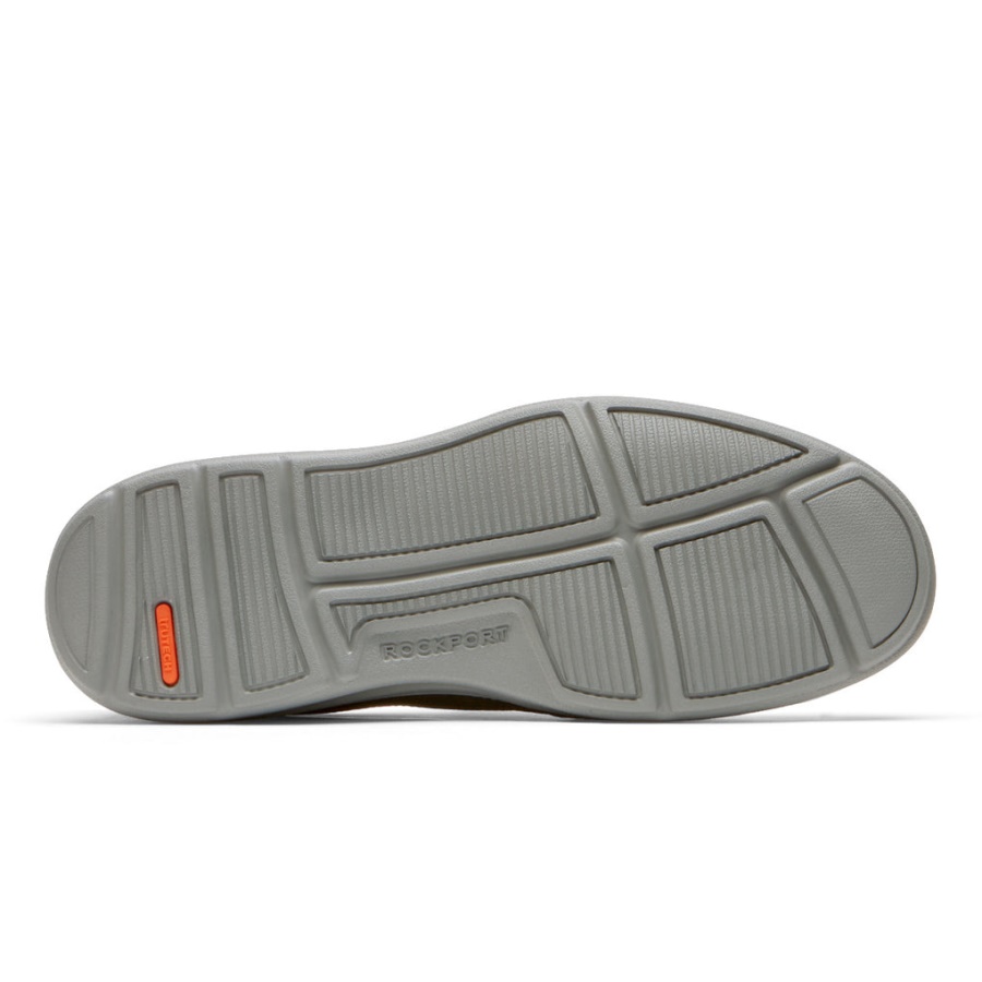 Rockport Men's Beckwith Slip-on Pewter Nbk