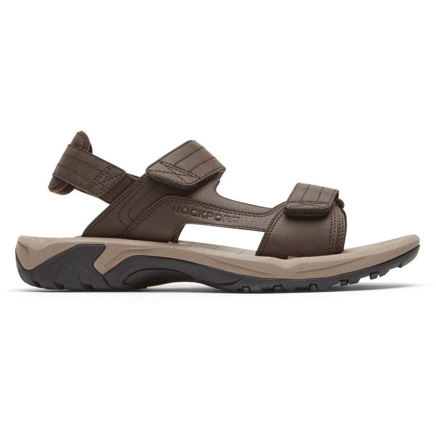 Sandália Ajustável Byron Masculina Rockport Java