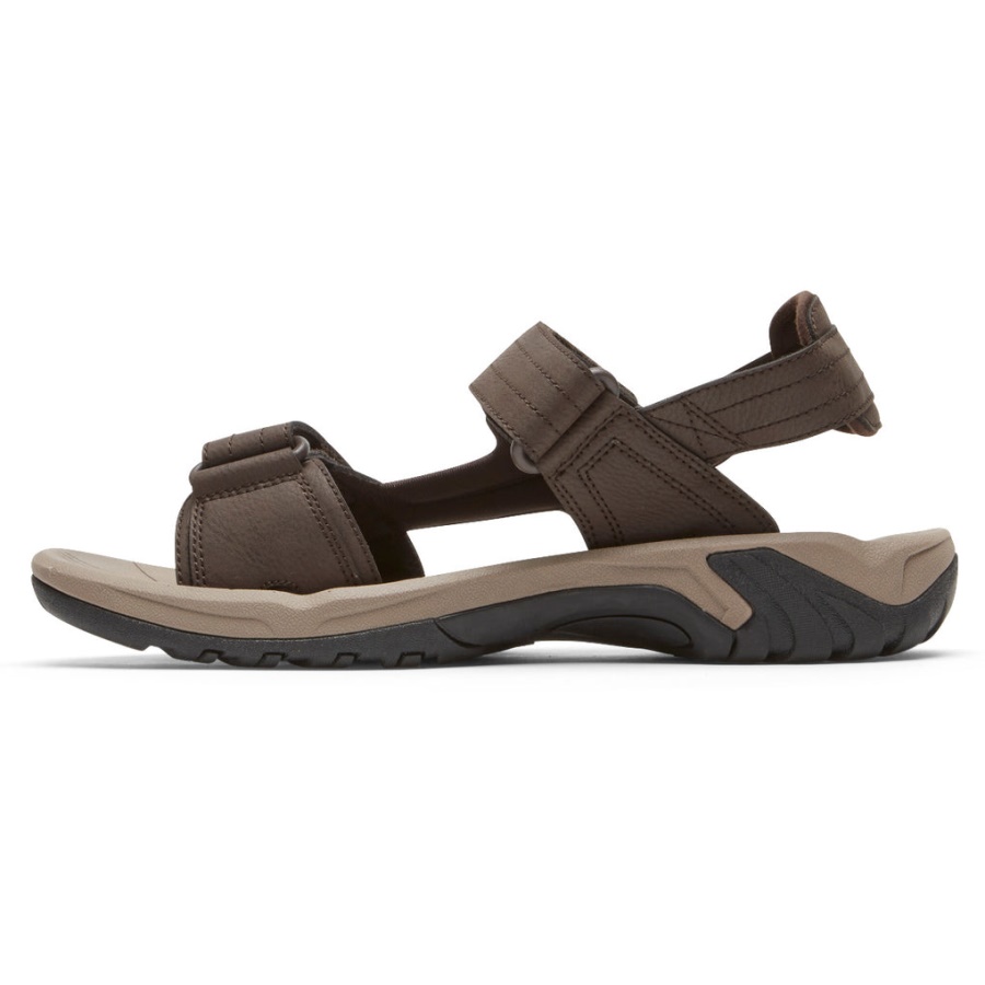 Sandália Ajustável Byron Masculina Rockport Java
