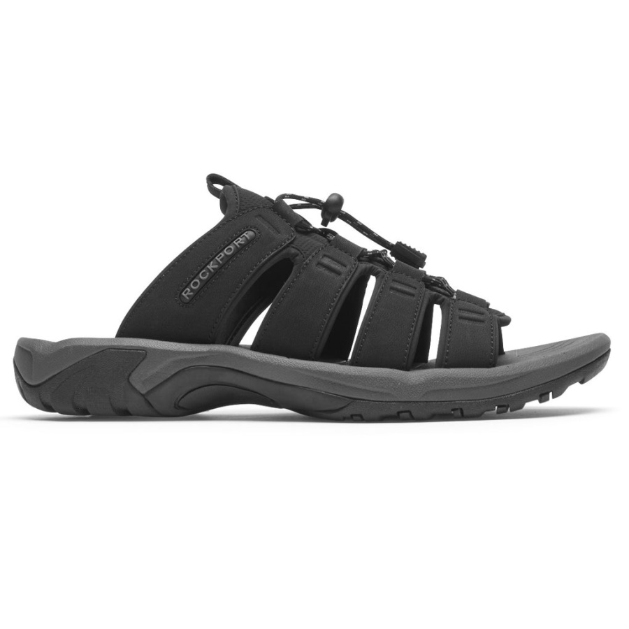 Rockport Masculino Byron Bungee Slide Preto