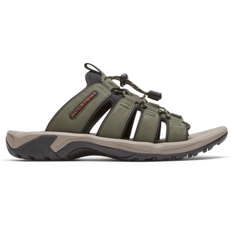Rockport Masculino Byron Bungee Slide Oliva