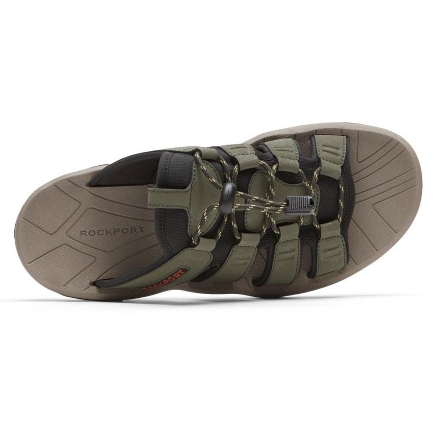 Rockport Masculino Byron Bungee Slide Oliva