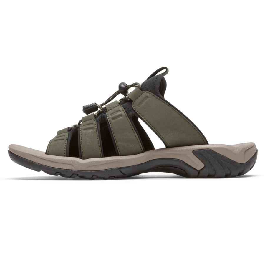 Rockport Masculino Byron Bungee Slide Oliva