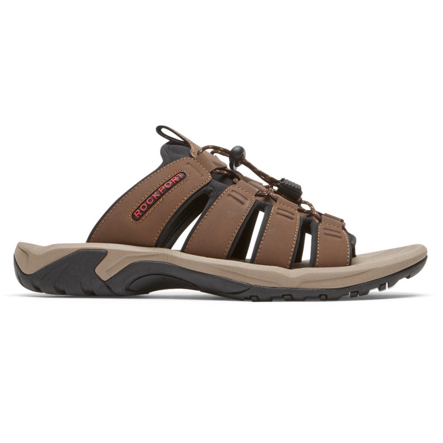 Rockport Masculino Byron Bungee Slide Bronzeado