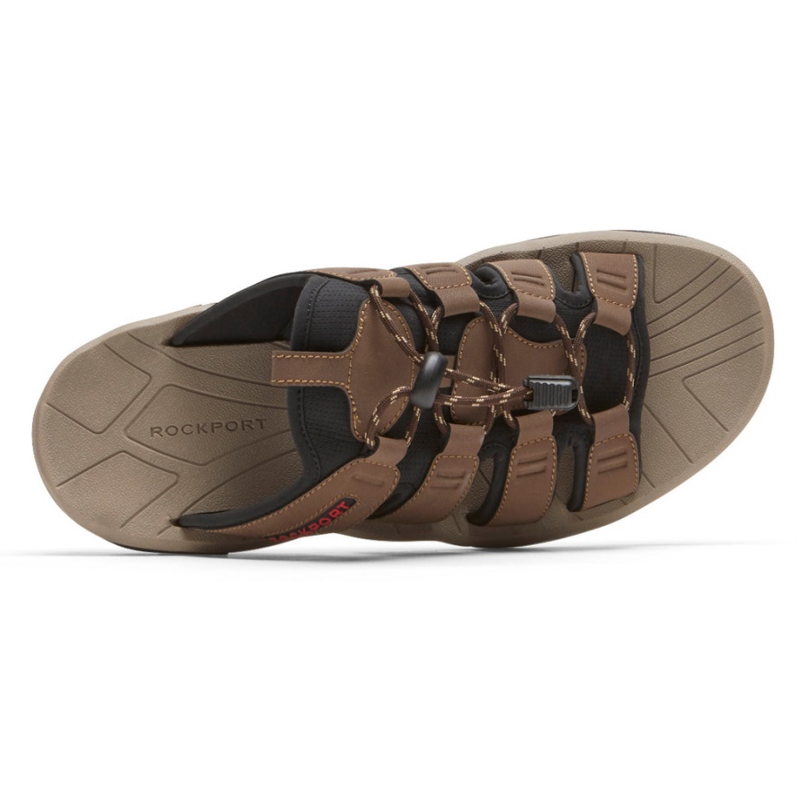 Rockport Masculino Byron Bungee Slide Bronzeado