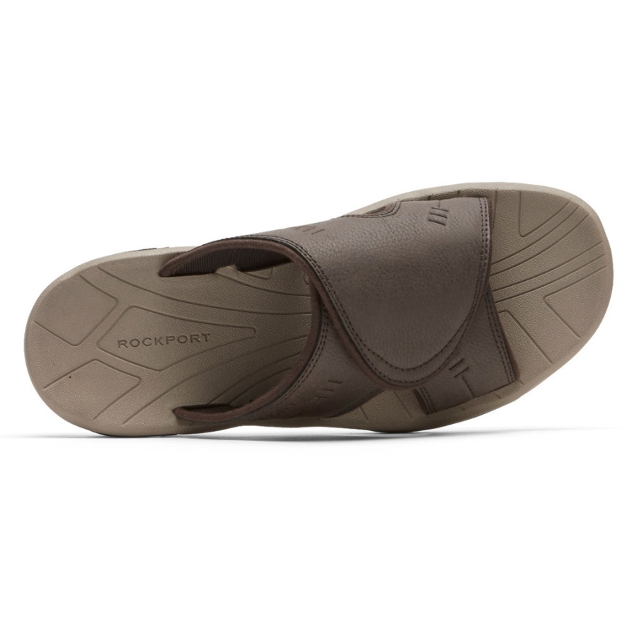Sandália Masculina Rockport Byron Slide Java