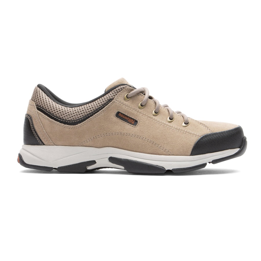Camurça Taupe Com Cadarço Chranson Masculino Rockport