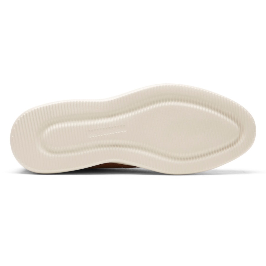 Tênis Masculino Rockport Colle Tie Camurça Bege