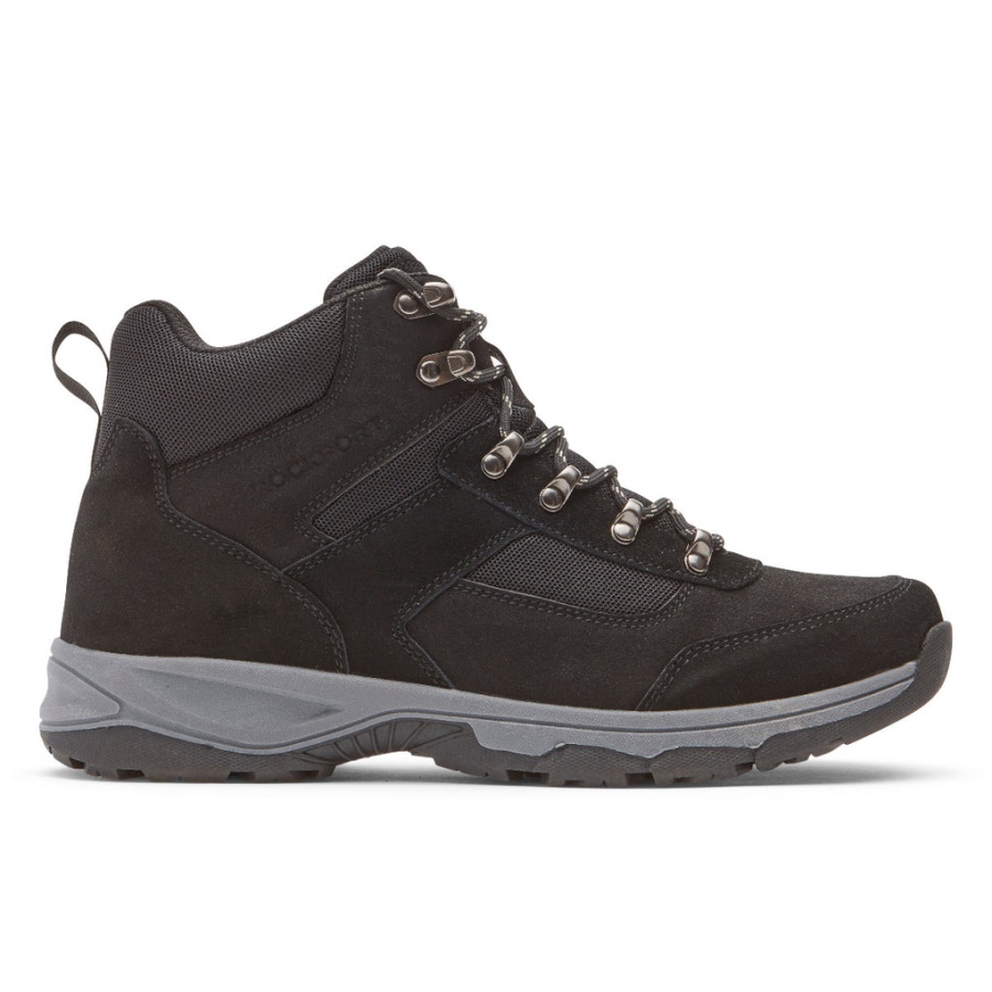 Bota Rockport Masculina Dikinson Alpinista Preta