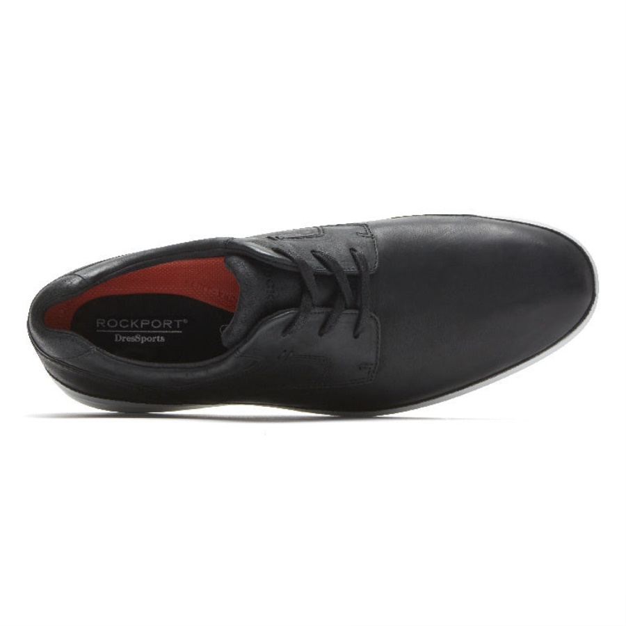 Dressports Masculino Rockport 2 Go Plain Toe Preto