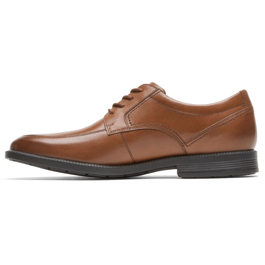 Avental De Escritório Masculino Rockport Dressports Toe Oxford Conhaque