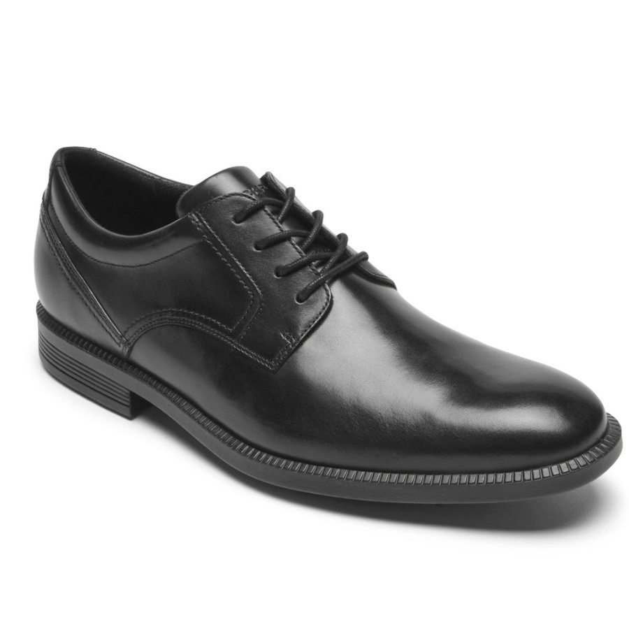 Rockport Masculino Dressports Office Bico Liso Oxford Preto