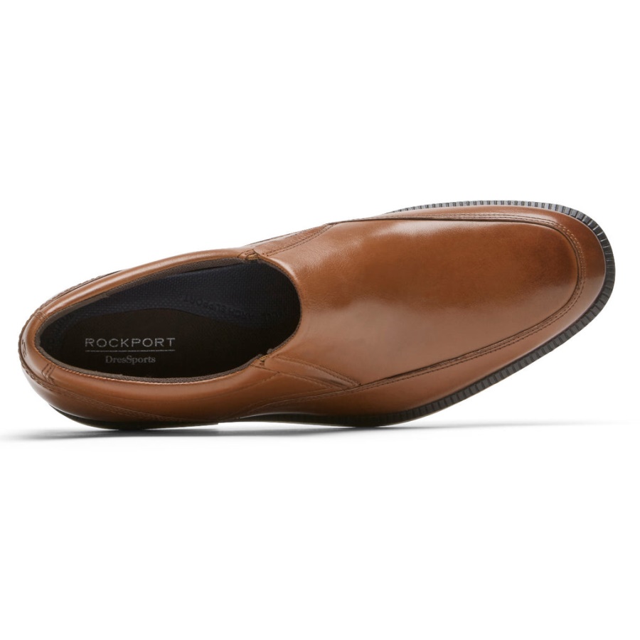 Conhaque Slip-on De Escritório Masculino Rockport Dressports