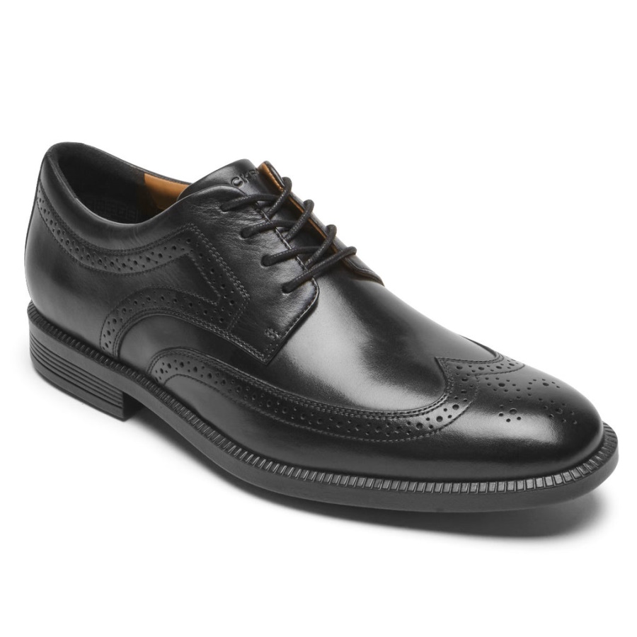 Dressports Masculinos Rockport Plus Wingtip Black