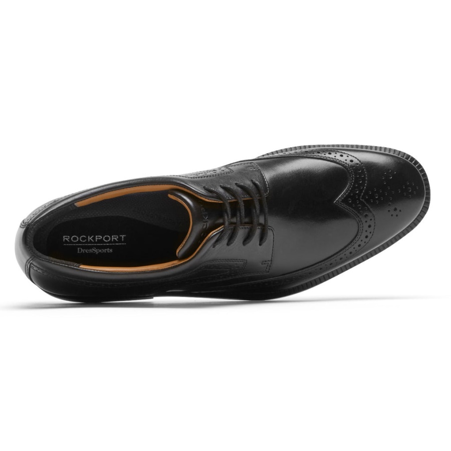 Dressports Masculinos Rockport Plus Wingtip Black