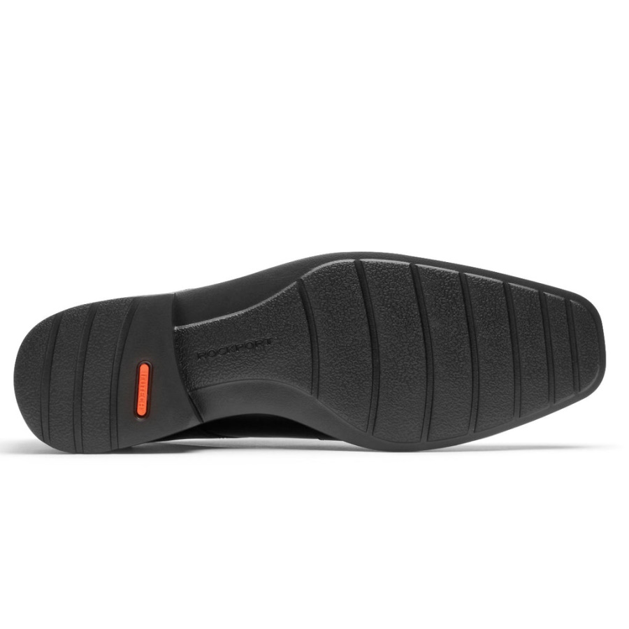 Avental De Trabalho Masculino Rockport Dressports Biqueira Oxford Preto