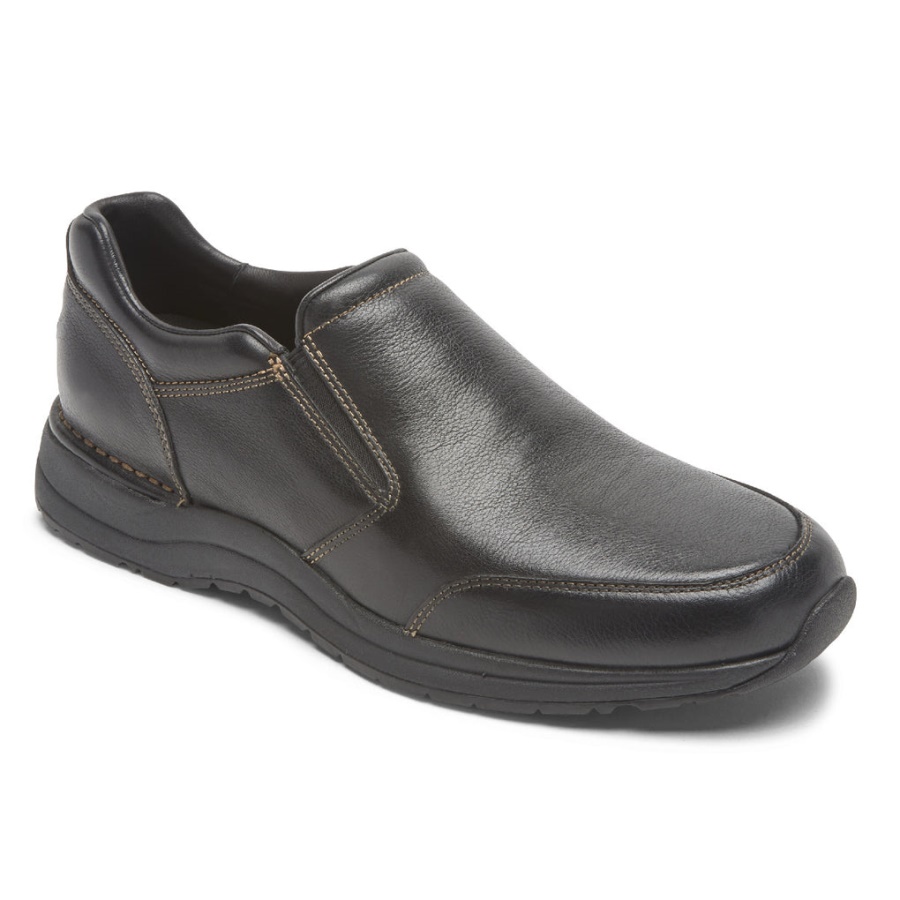 Rockport Masculino Edge Hill 2 Slip-on Preto Duplo Gore