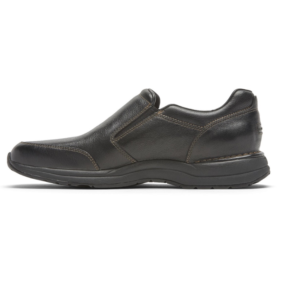 Rockport Masculino Edge Hill 2 Slip-on Preto Duplo Gore