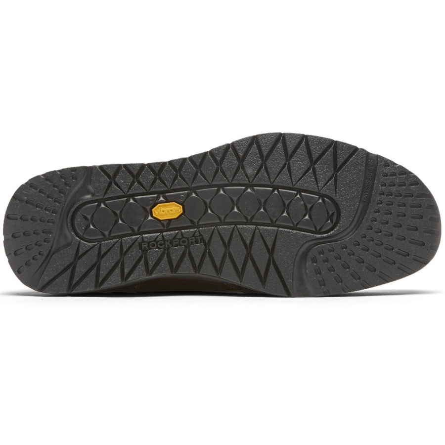 Rockport Masculino Edge Hill 2 Slip-on Duplo Gore Marrom Claro