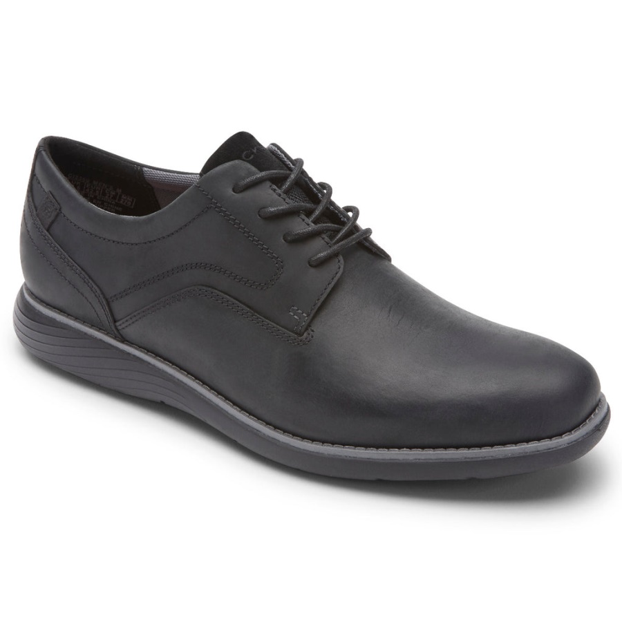 Rockport Masculino Garett Bico Liso Oxford Black Ii