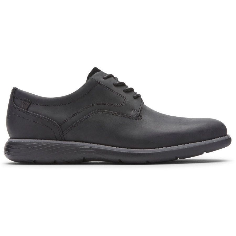 Rockport Masculino Garett Bico Liso Oxford Black Ii