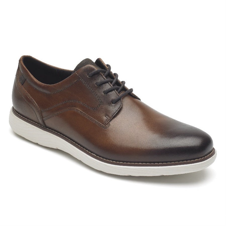 Rockport Garett Men's Simple Toe Oxford Cognac