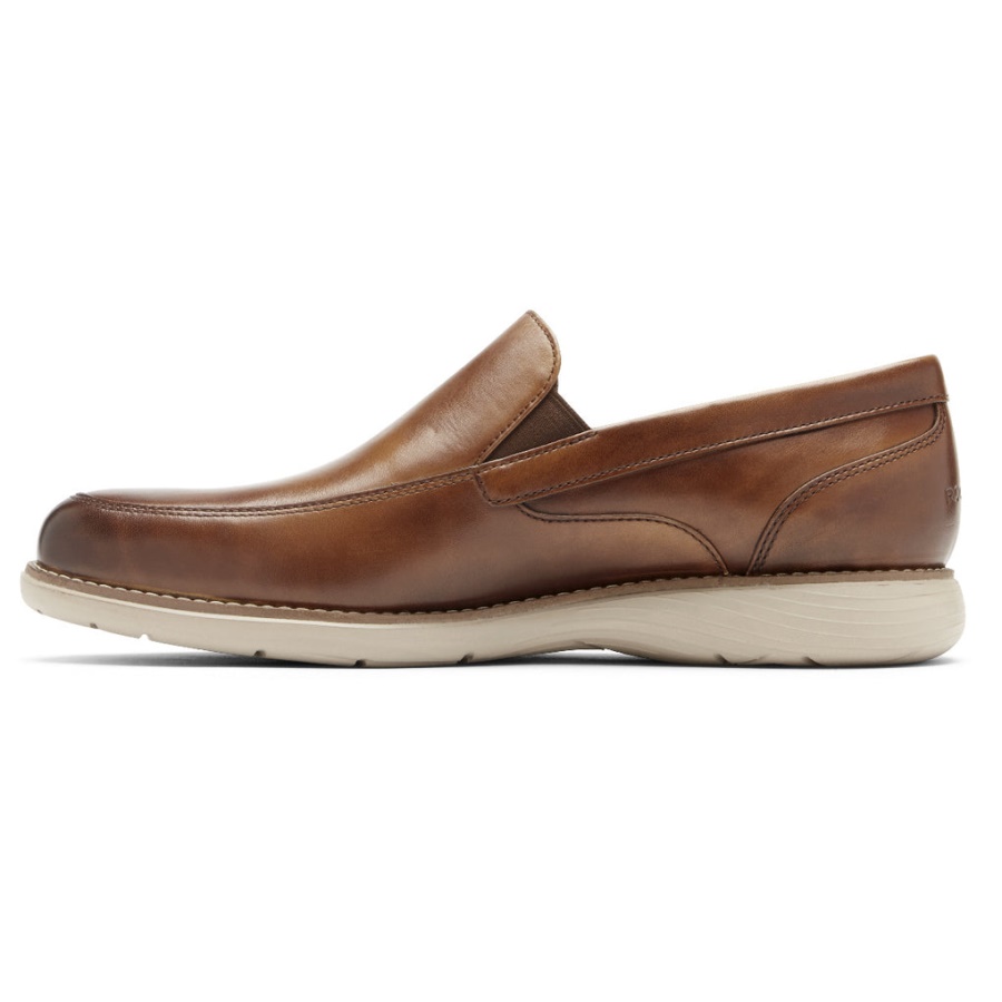 Mocassim Veneziano Garett Masculino Rockport Gradiente De Conhaque