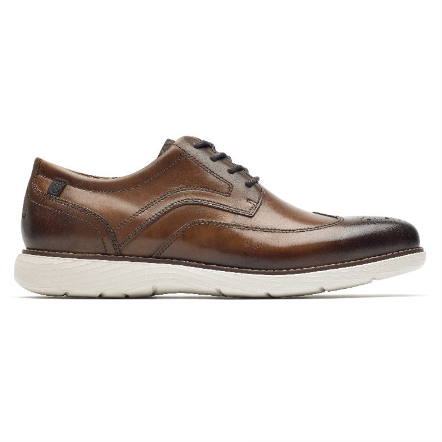Conhaque Oxford Garett Masculino Rockport Wingtip