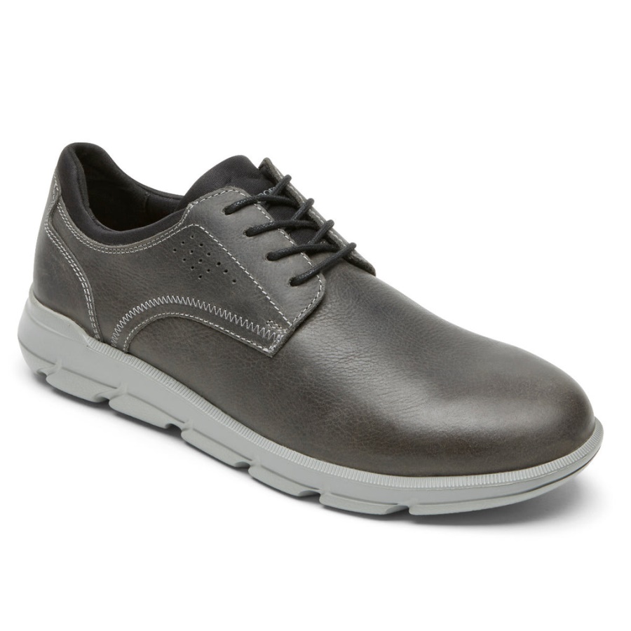 Rockport Masculino Grady Oxford Steel Grey