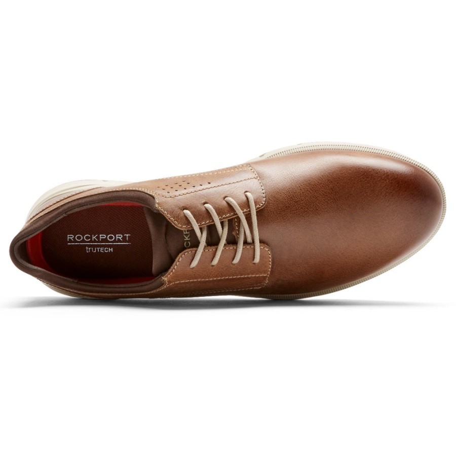 Rockport Masculino Grady Oxford Tan