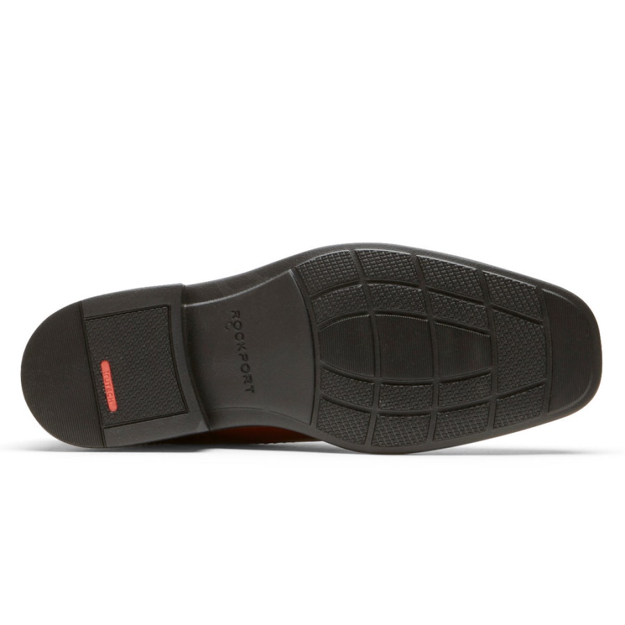 Rockport Masculino Greyson Bike Toe Oxford Tan