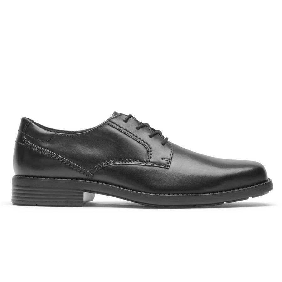 Rockport Masculino Greyson Bico Liso Oxford Preto
