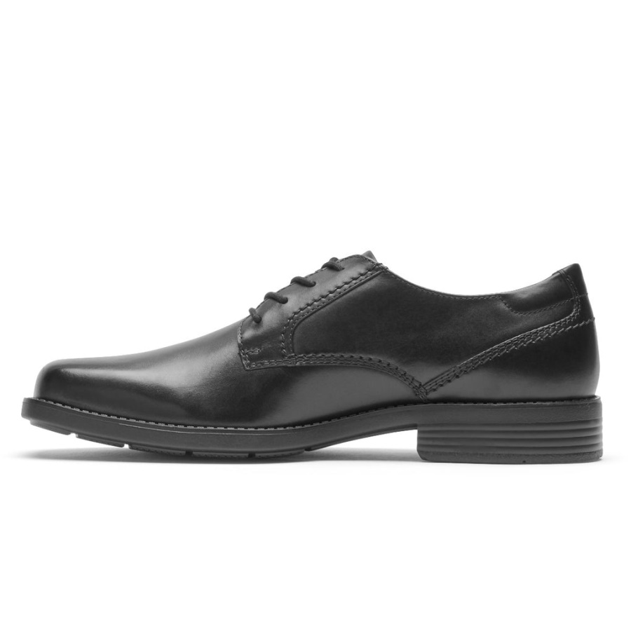 Rockport Masculino Greyson Bico Liso Oxford Preto