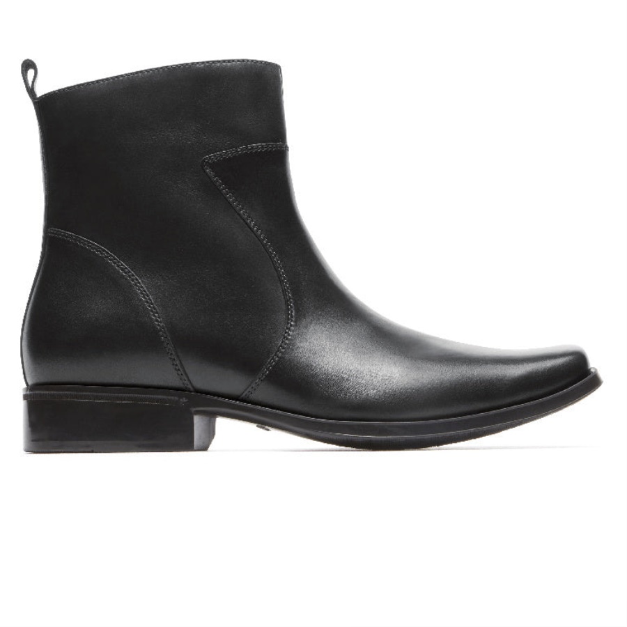 Bota Toloni Masculina De Alta Tendência Rockport Preta