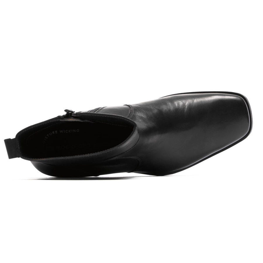 Bota Toloni Masculina De Alta Tendência Rockport Preta