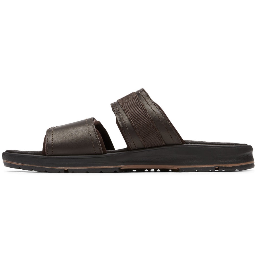 Vestido Lucky Bay Masculino Rockport Slide Marrom