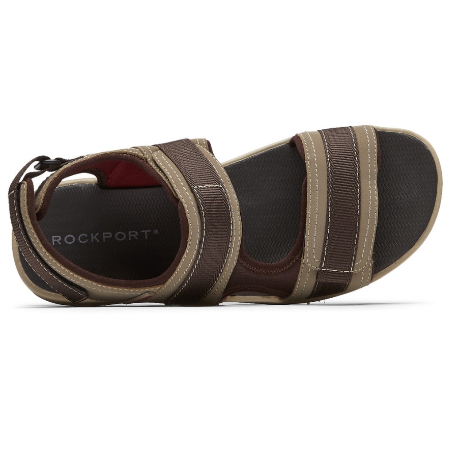 Sandália Esportiva De 3 Tiras Para Homem Rockport Lucky Bay Sport